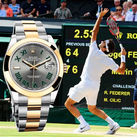 rolex roger federer wimbledon 2017|Rolex tennis player.